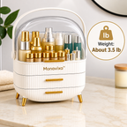 Monavixa™ Elegant Beauty Storage Organizer — Stylish Makeup & Skincare Organization