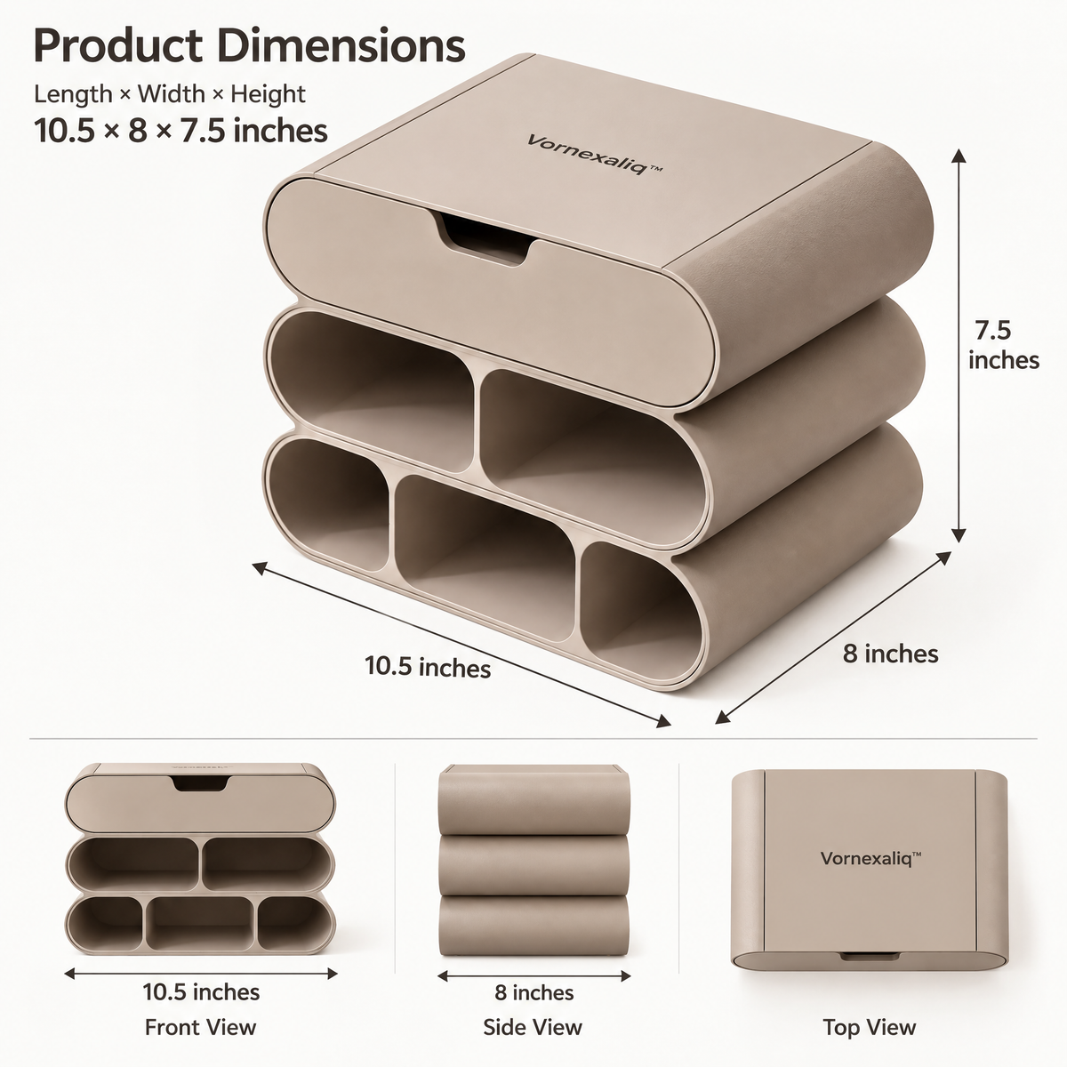 Vornexaliq™ Contemporary Sculptural Decor Object – Modern Artistic Home Accent for Elegant Interior Spaces