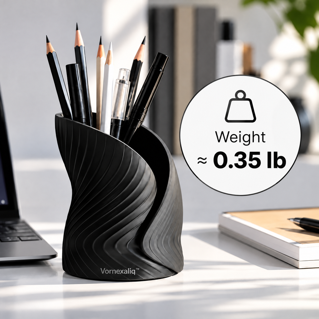 Monavixa™ Spiral Desktop Organizer — Modern Pen & Pencil Holder