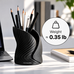 Monavixa™ Spiral Desktop Organizer — Modern Pen & Pencil Holder