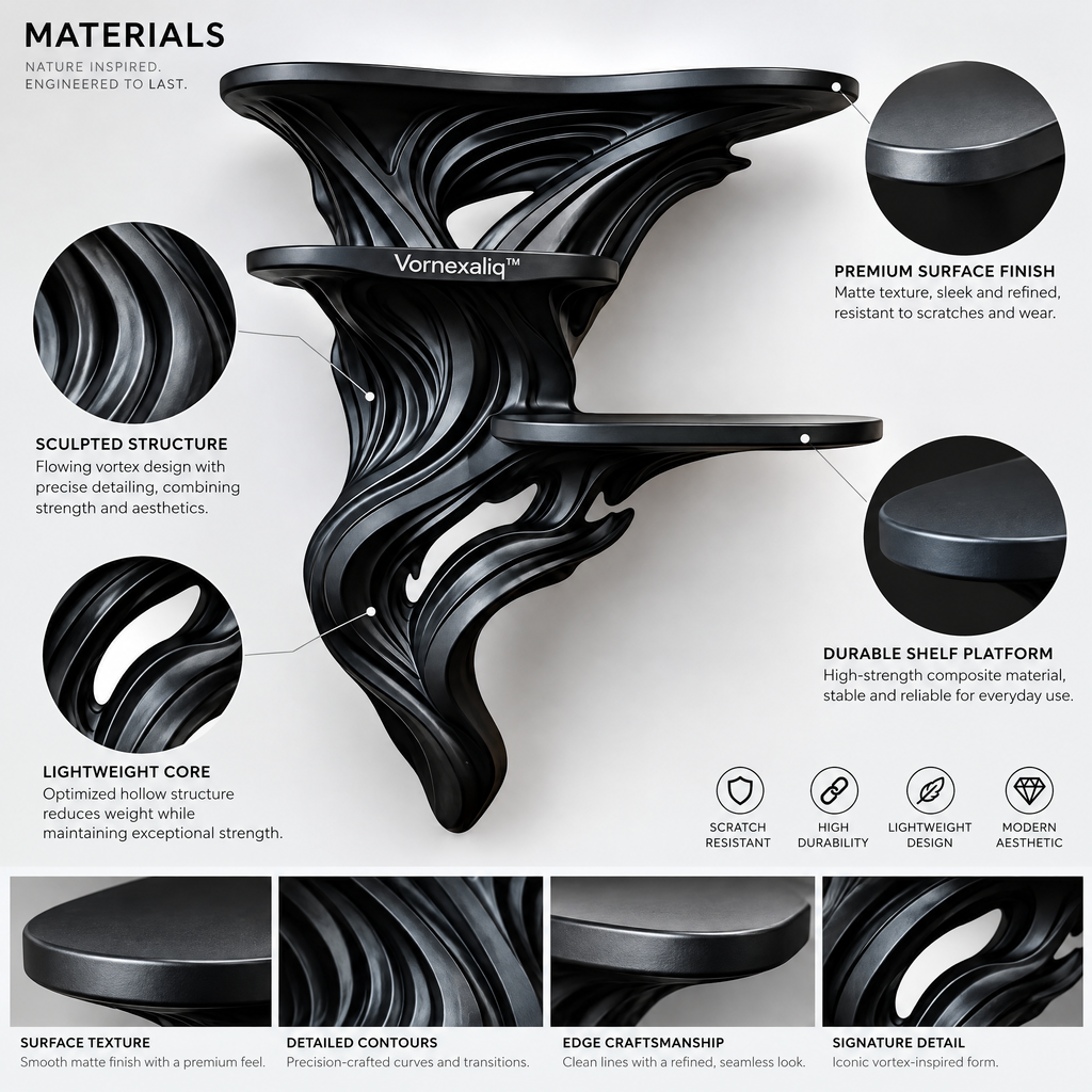Vornexaliq™ Sculptural Modern Home Decor Accent – Abstract Artistic Object for Contemporary Interior Styling