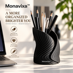 Monavixa™ Spiral Desktop Organizer — Modern Pen & Pencil Holder