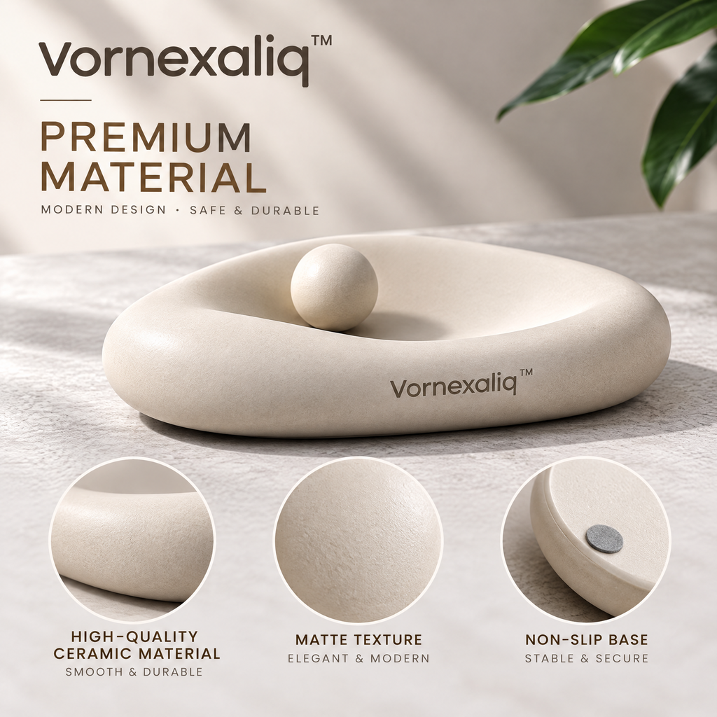 Vornexaliq™ Artistic Sculptural Home Decor Accent – Modern Abstract Object for Elegant Interior Styling