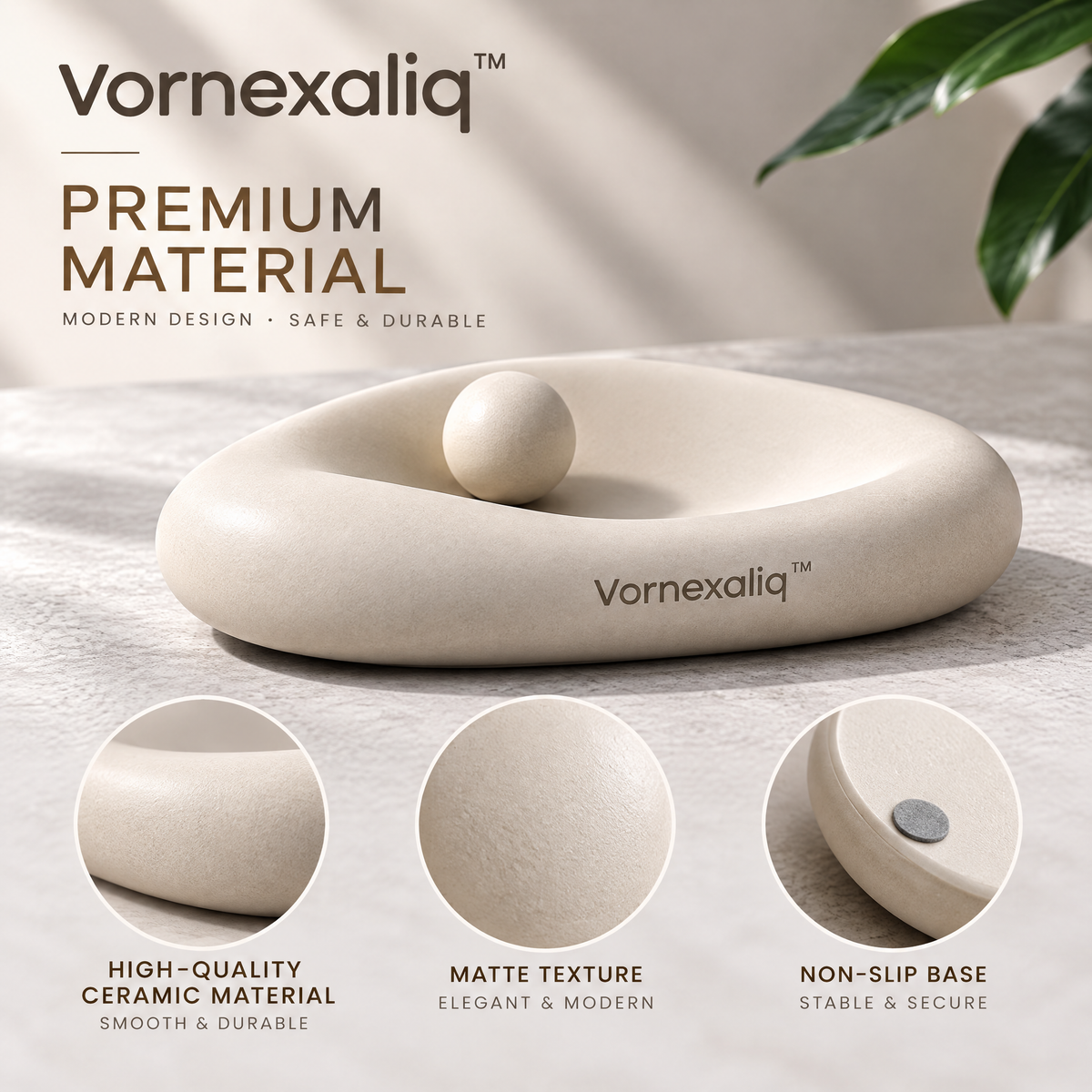 Vornexaliq™ Artistic Sculptural Home Decor Accent – Modern Abstract Object for Elegant Interior Styling