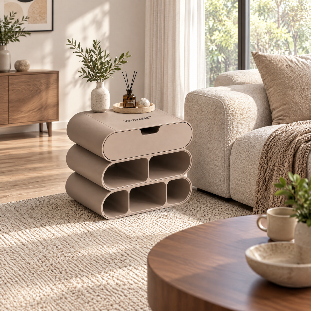 Vornexaliq™ Contemporary Sculptural Decor Object – Modern Artistic Home Accent for Elegant Interior Spaces