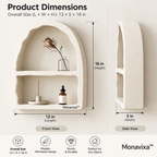 Monavixa™ Arched Decorative Wall Shelf