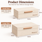 Monavixa™ Premium Leather Storage Box