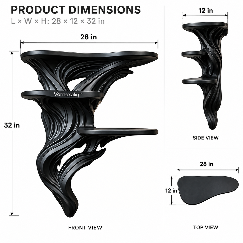 Vornexaliq™ Sculptural Modern Home Decor Accent – Abstract Artistic Object for Contemporary Interior Styling